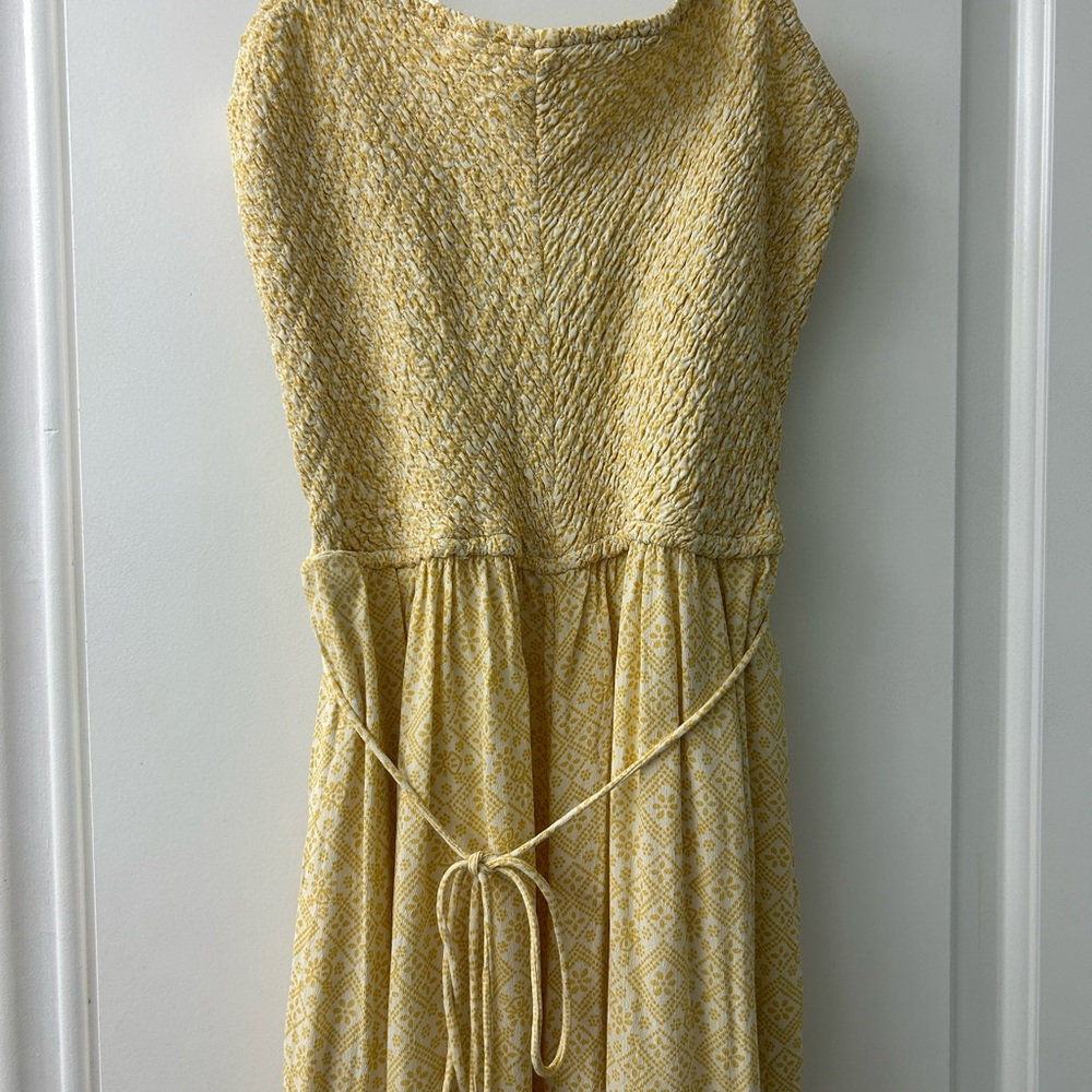 Free People Yellow Jumpsuit